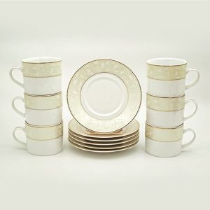 冬の風 アイボリー 12点ティーセット