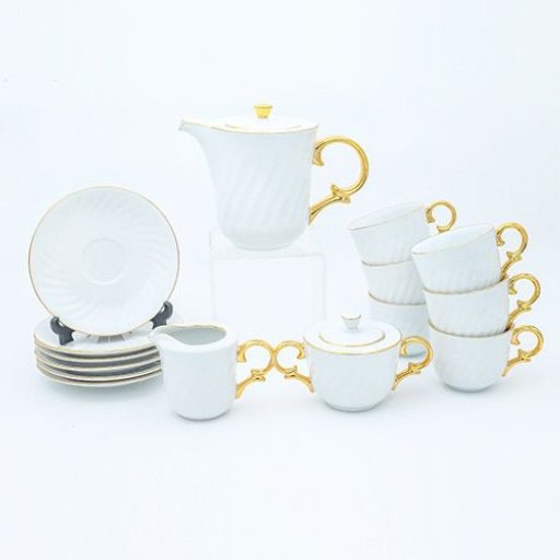 ホワイト・ゴールドハンドル17本セット